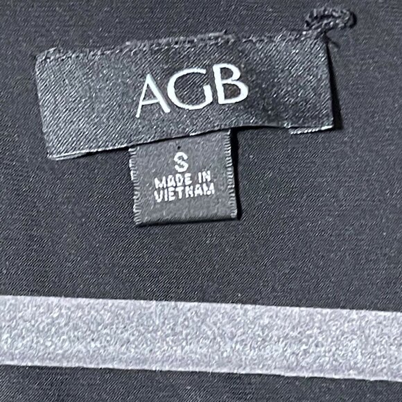 AGB Womens Poncho Style Top S Green & Black Polyester Blend Made In Vietnam - Picture 4 of 7